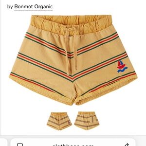 Bonmot Organic Striped Swim Trunks